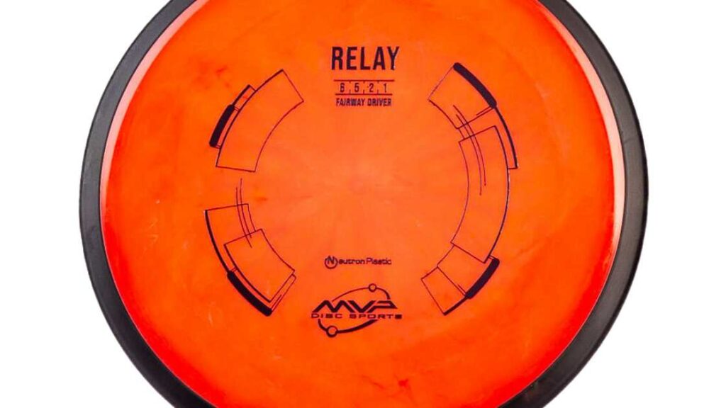 An orange colored MVP Relay fairway driver