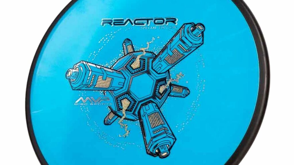 A blue MVP Reactor Special Editon with black stamp and black rim