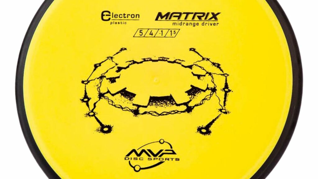 A yellow MVP Electron Matrix with black stamp