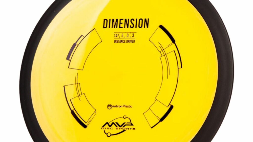 A Yellow MVP Dimension with Black rims and stamp