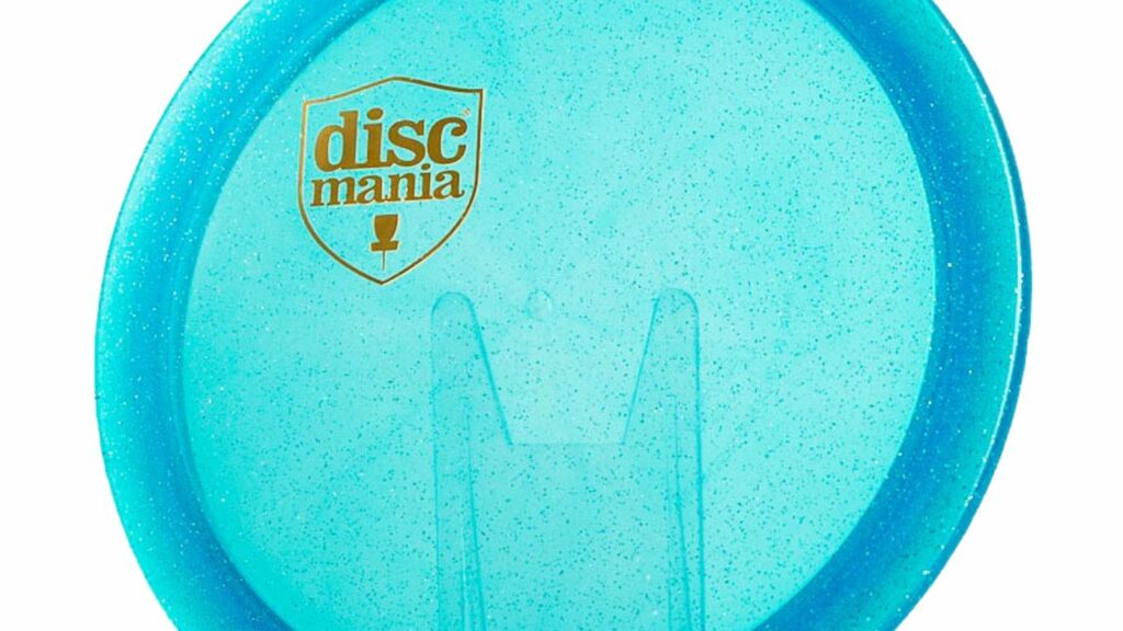 Clear/Blue Discmania Metal Flake C Line FD3 with Gold Stamp