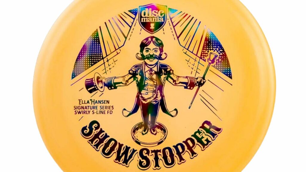 Orange-ish Discmania Ella Hansen Signature S-Line FD Show Stopper with Rainbow Stamp