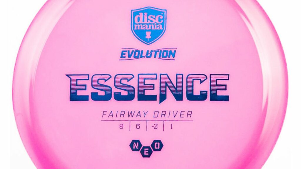 A Discmania Evolution Essence Fairway Driver with Blue Stamp