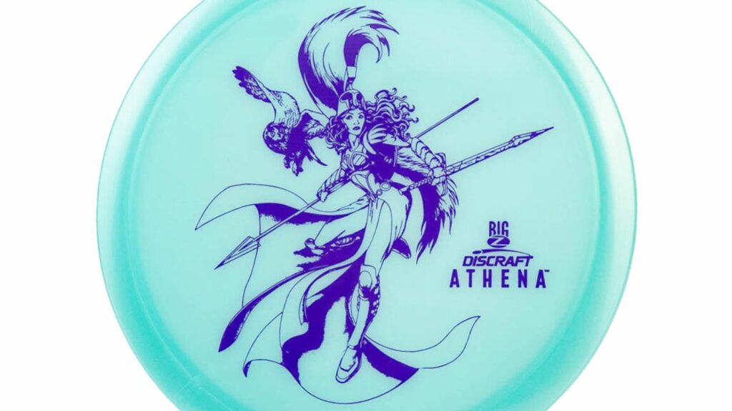 Blue Discraft Big Z Athena with Purple Stamp