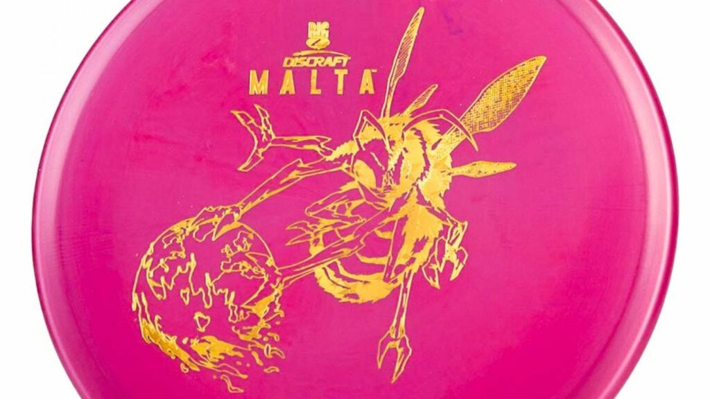 Pink Discraft Big Z Malta with Chrome Stamp