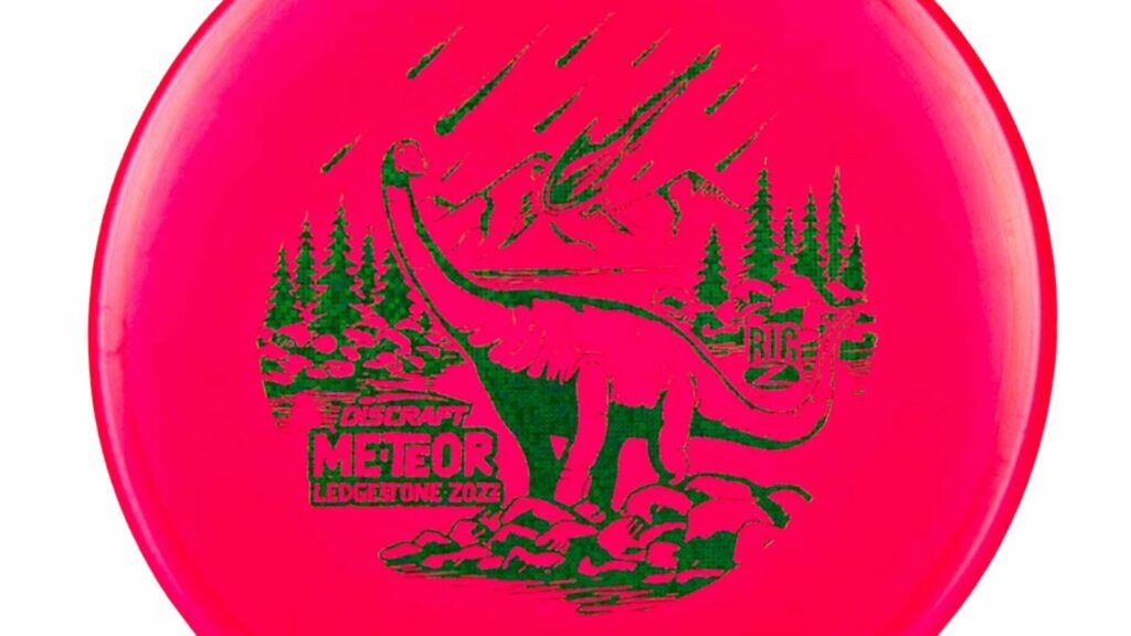 Pink Discraft Big Z Meteor Ledgestone 2023 with Green Stamp
