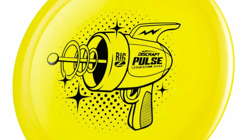 Yellow Discraft Big Z Pulse Ledgestone 2022 with Black Stamp
