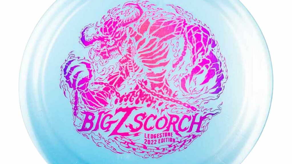 Blue Discraft Big Z Scorch with Pink Stamp