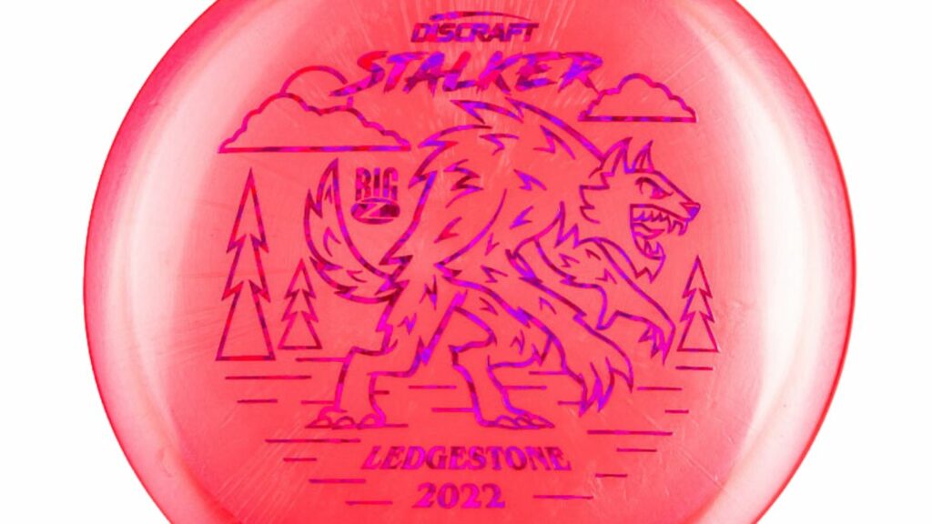 Pink Discraft Big Z Stalker Ledgestone with Magenta Stamp