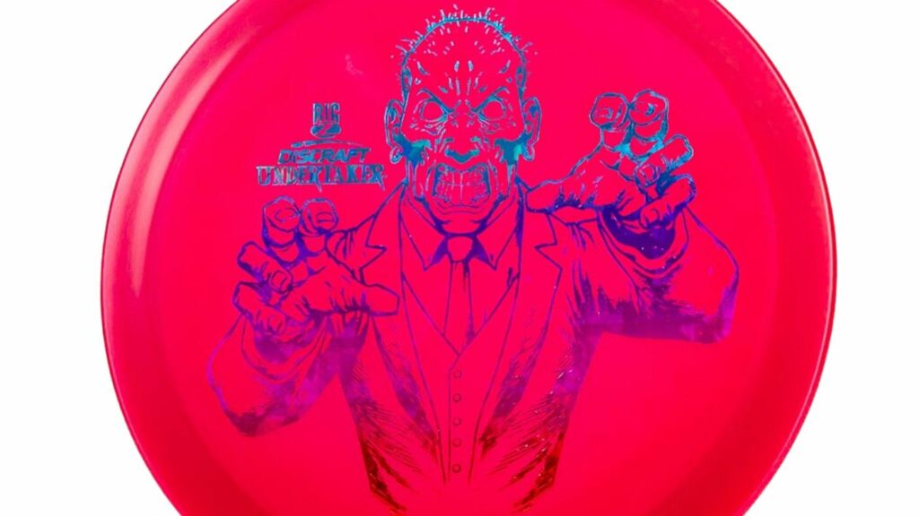 Pink Discraft Z Undertaker with Winter Sunset Stamp
