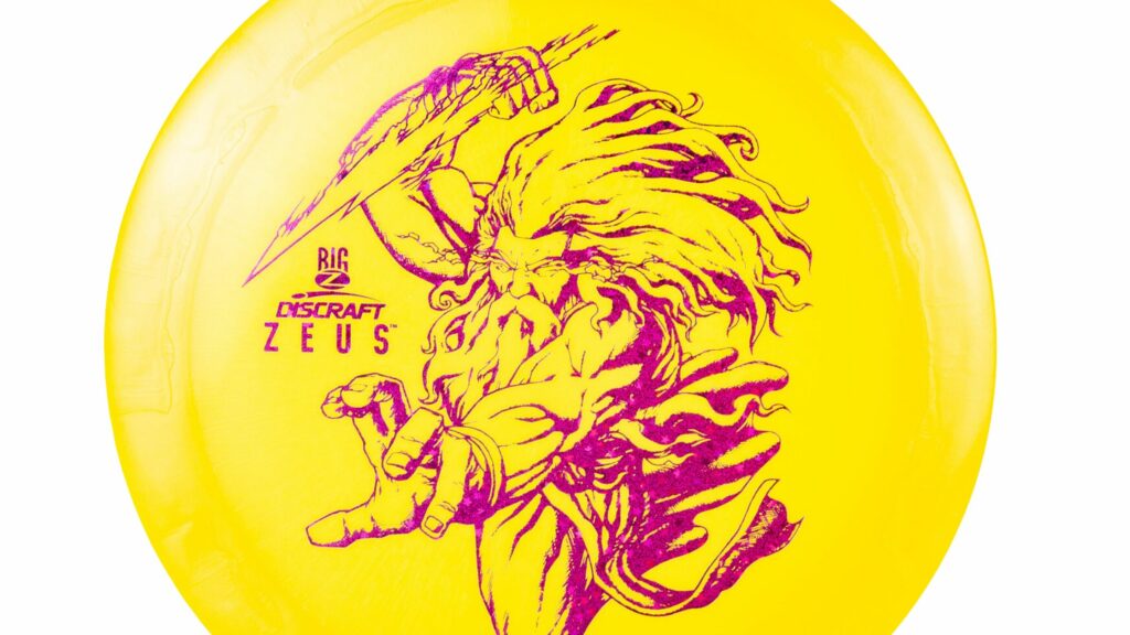 Yellow Discraft Big Z Zeus with Pink Sparkles Stamp