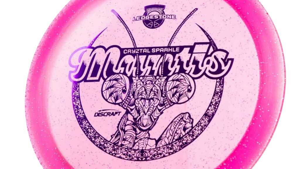 Pink Discraft CryZtal Sparkle Mantis with Purple Stamp