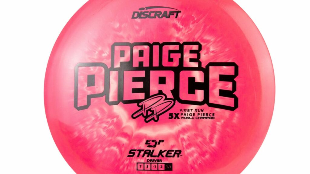 Pink Discraft ESP  Stalker Paige Pierce First Run with Black Stamp