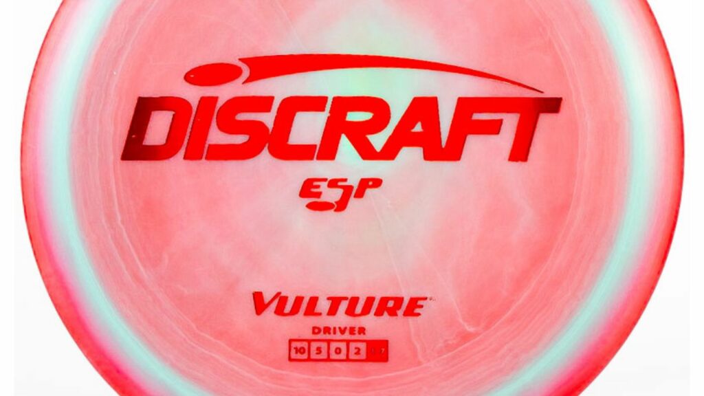 Light Blue/Red Discraft ESP Vulture with Red Stamp 