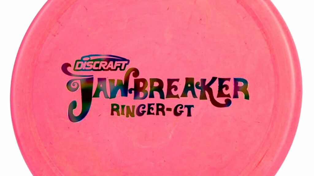 Pink Discraft Jawbreaker Ringer-GT with Rainbow Stamp