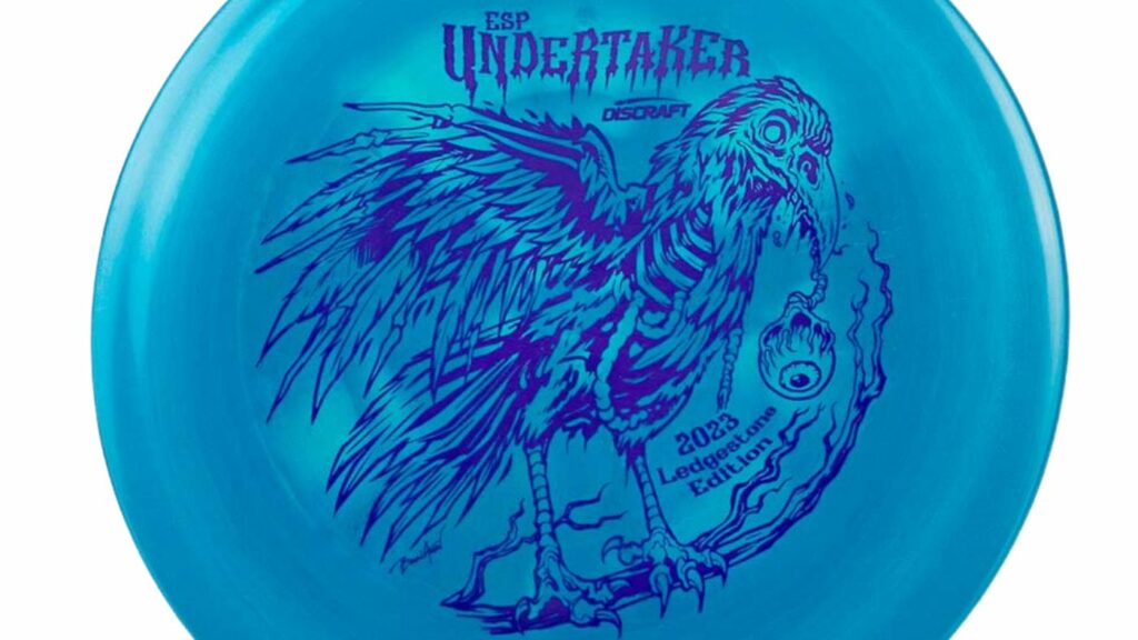Blue Discraft Lightweight ESP Undertaker with Purple Stamp