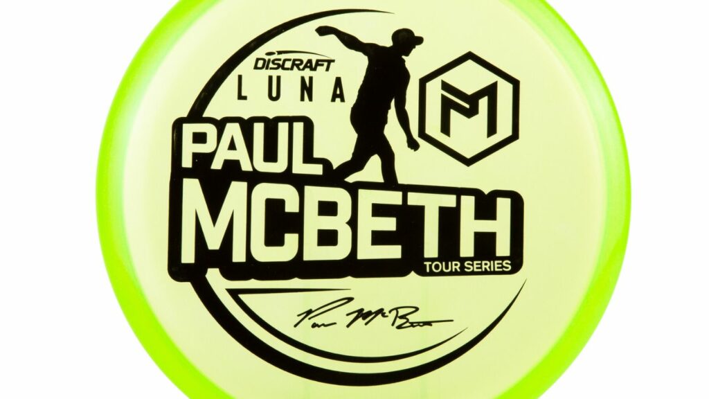 Green Discraft Metallic Z Luna Paul Mcbeth Tour Series with Black Stamp