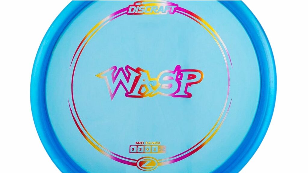Blue Discraft Z Wasp with Rainbow Sunset Stamp